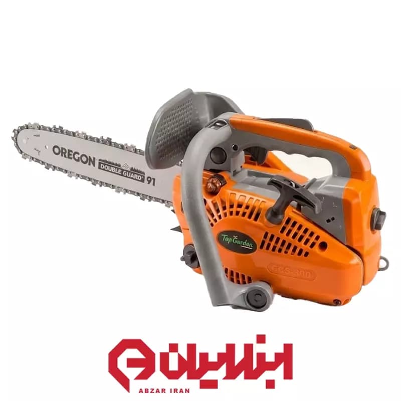 اره زنجیری ۳۰ سانتیمتر بنزینی تاپ گاردن مدل GCS-300 — تصویر ۳