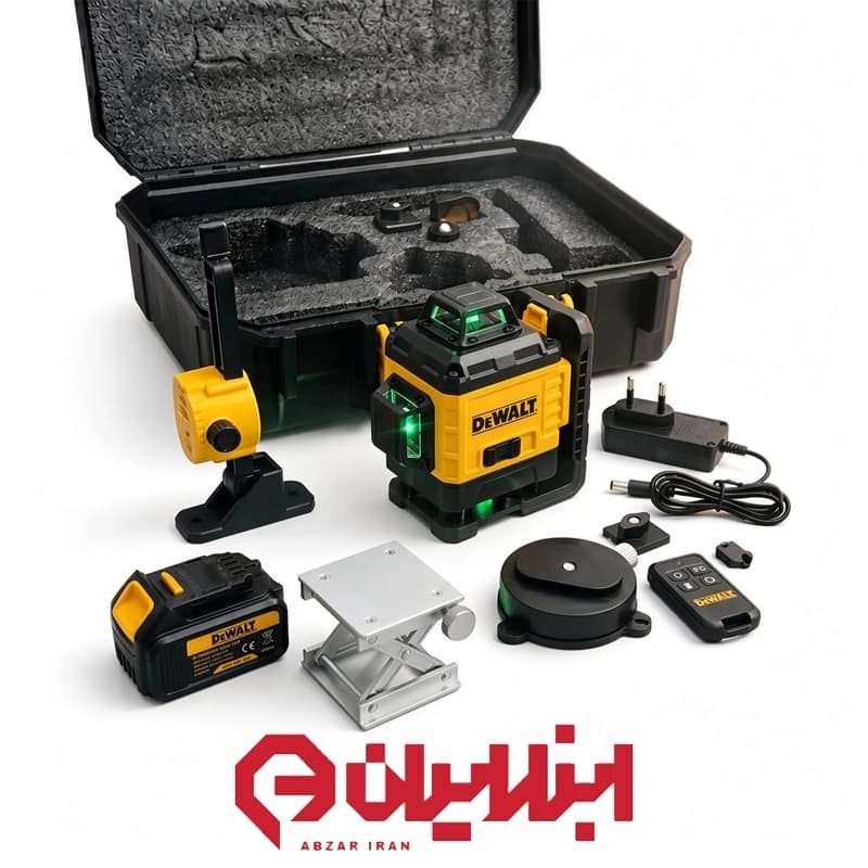تراز لیزری ۱۶ لاین قاب فلزی طرح دیوالت D.W.L.T مدل LD-16M — تصویر ۲