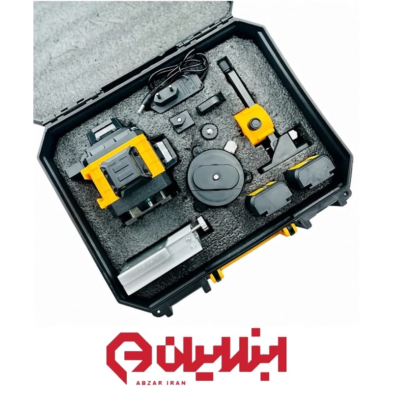 تراز لیزری ۱۶ لاین قاب فلزی طرح دیوالت D.W.L.T مدل LD-16M — تصویر ۳