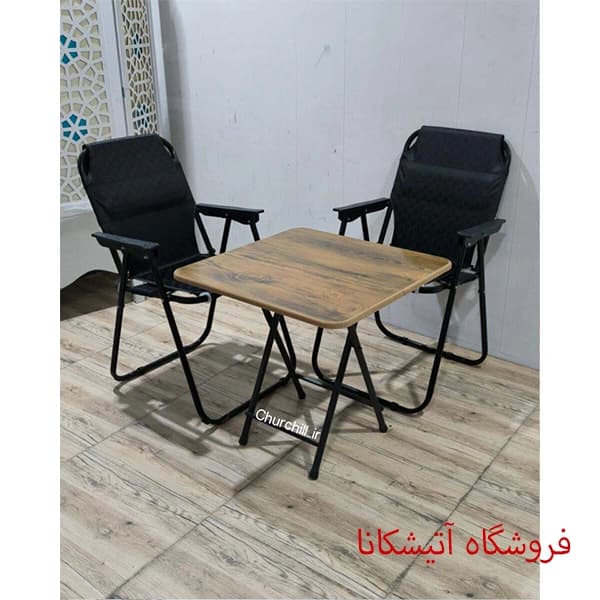 میز و صندلی ۲ نفره (میز :استراکچر چوبی و صندلی وی ای پی )
