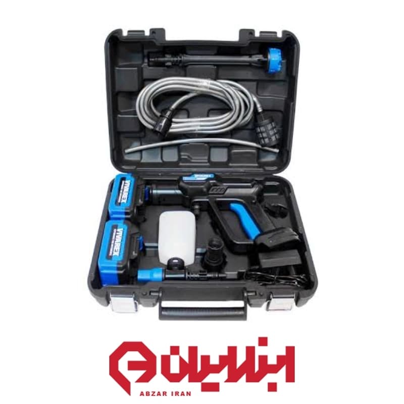 کارواش شارژی ۲۰ ولت دو باتری ویوارکس مدل VR 2025-PW — تصویر ۴