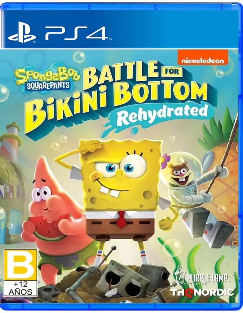 بازی Spongebob SquarePants: Battle for Bikini Bottom آکبند PS4 (پلمپ اورجینال. بیمه ارسال کالا. بسته بندی ضد ضربه) — تصویر ۱۲