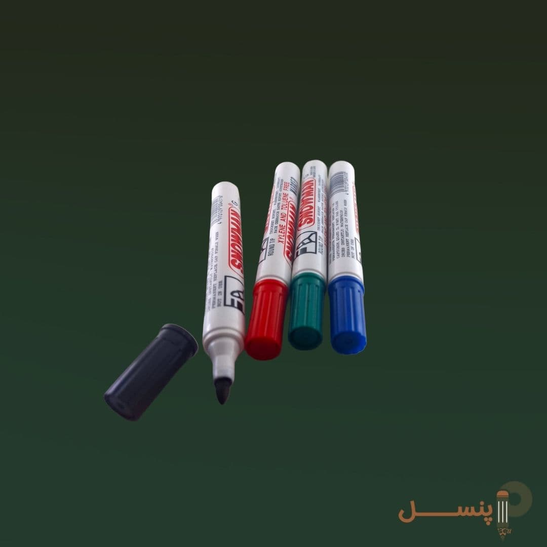 ماژیک وایت برد نوک گرد SNOWMAN — تصویر ۳