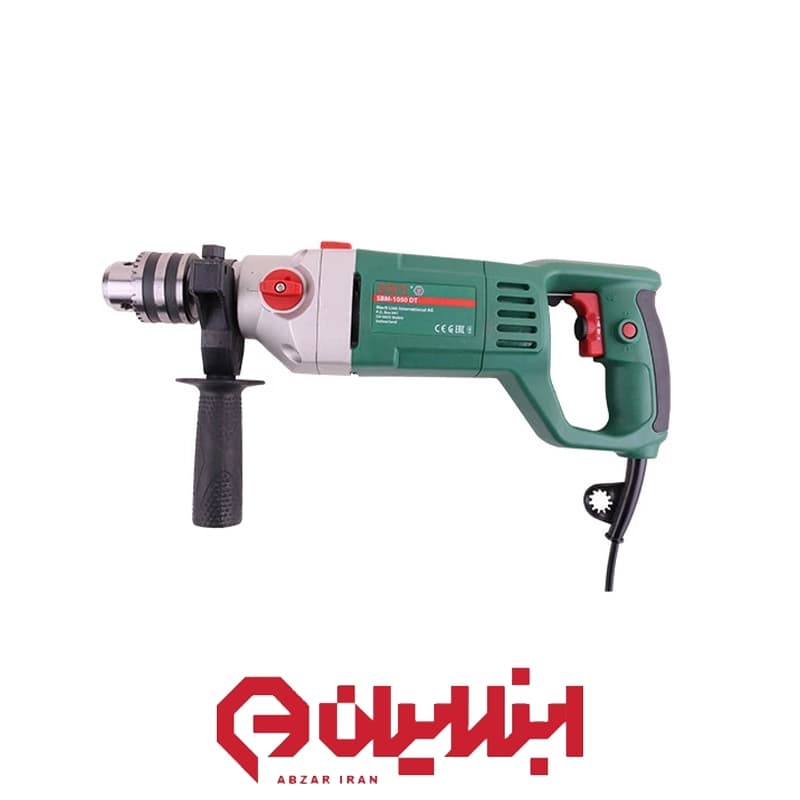 دریل 16 میلیمتر گیربکسی دو سرعته دی دبلیو تی مدلDWT SBM-1050 DT