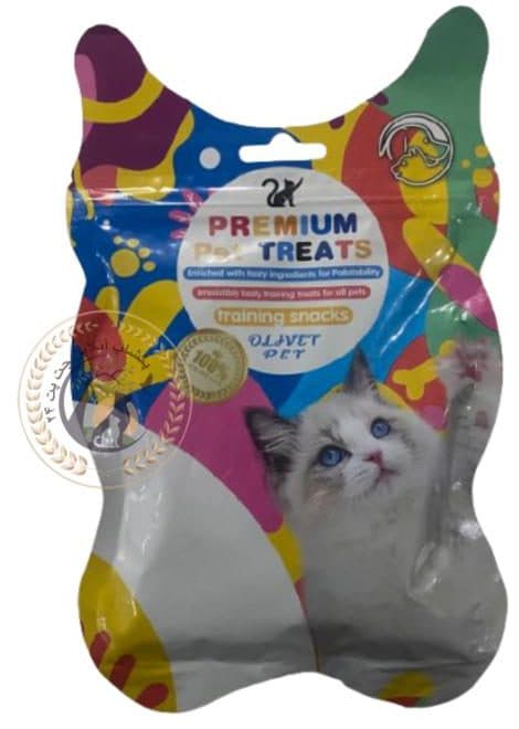 تشویقی فریز دراید گربه olivet pet با طمع ماهی سالمون وارداتی
