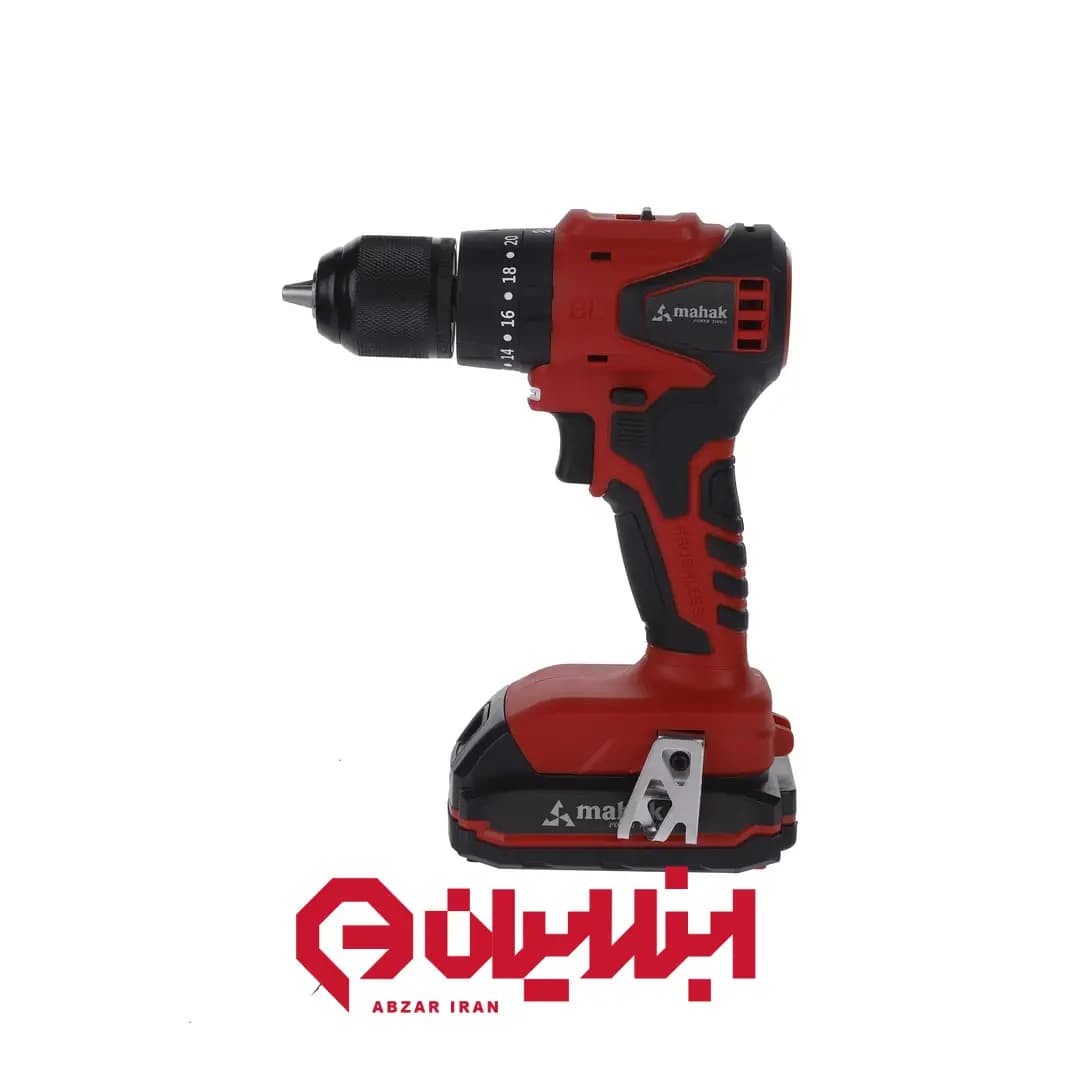 دریل پیچ گوشتی چکشی شارژی براشلس 20 ولت محک مدل BCD-2010 Li