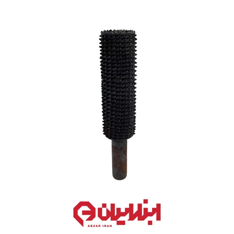 چوب ساب سر دریلی استوانه قطر 30 میلیمتر پایه 10 سانتیمتر نقش جهان — تصویر ۲