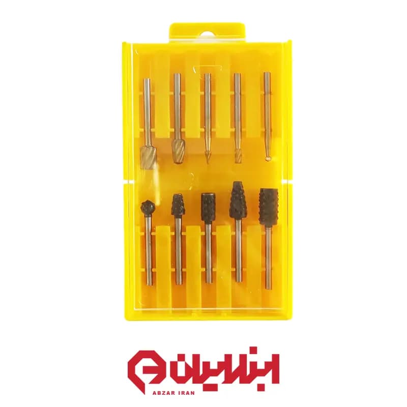 مجموعه 10 عددی چوب‌ساب و فرز فرم مینیاتوری — تصویر ۲