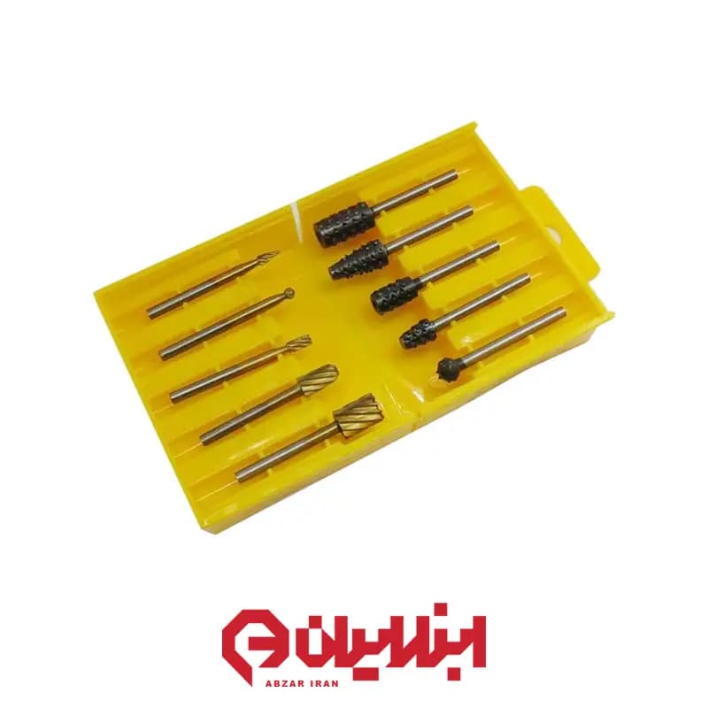 مجموعه 10 عددی چوب‌ساب و فرز فرم مینیاتوری — تصویر ۳