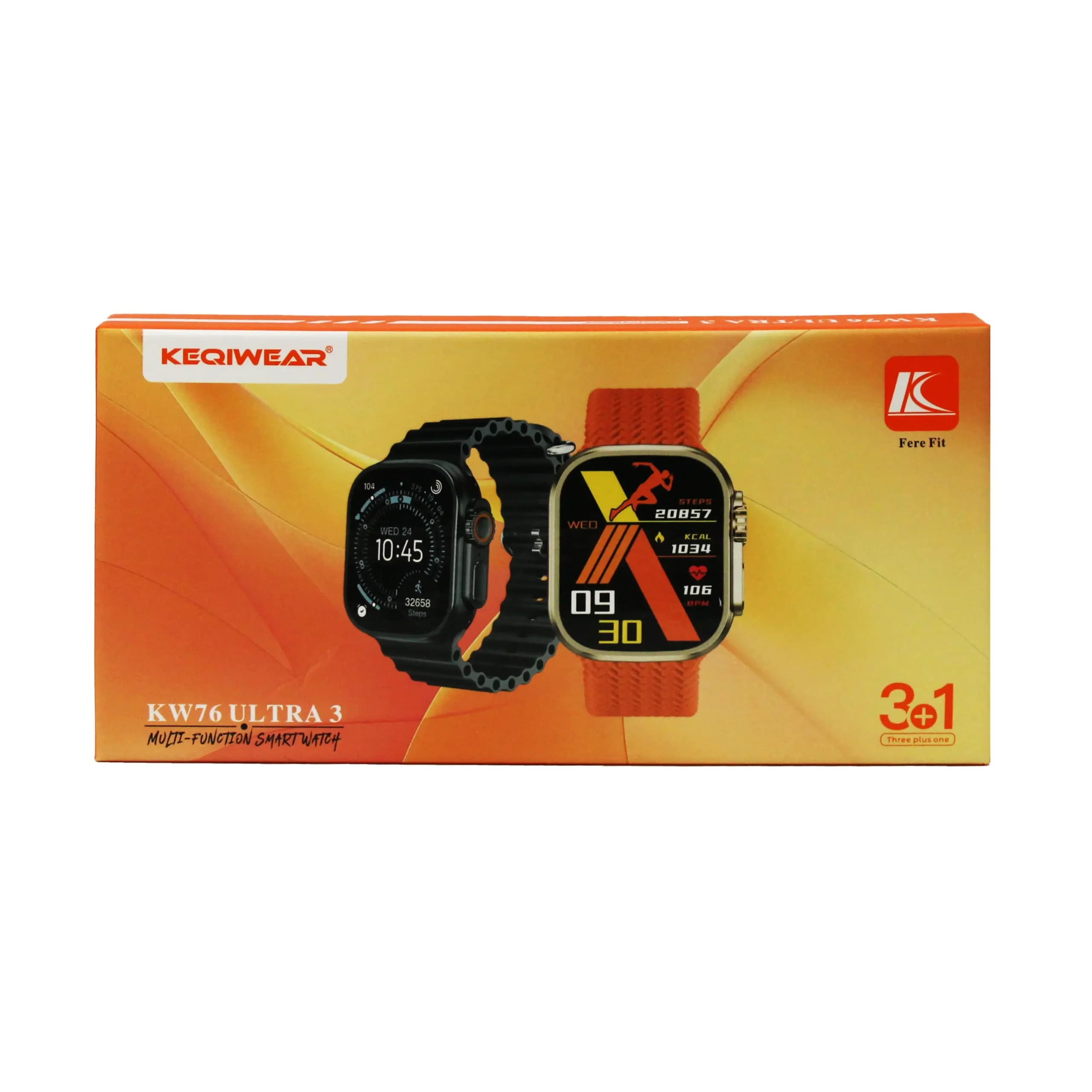 ساعت هوشمند KEQIWEAR مدل KW 76 ULTRA 3 — تصویر ۴