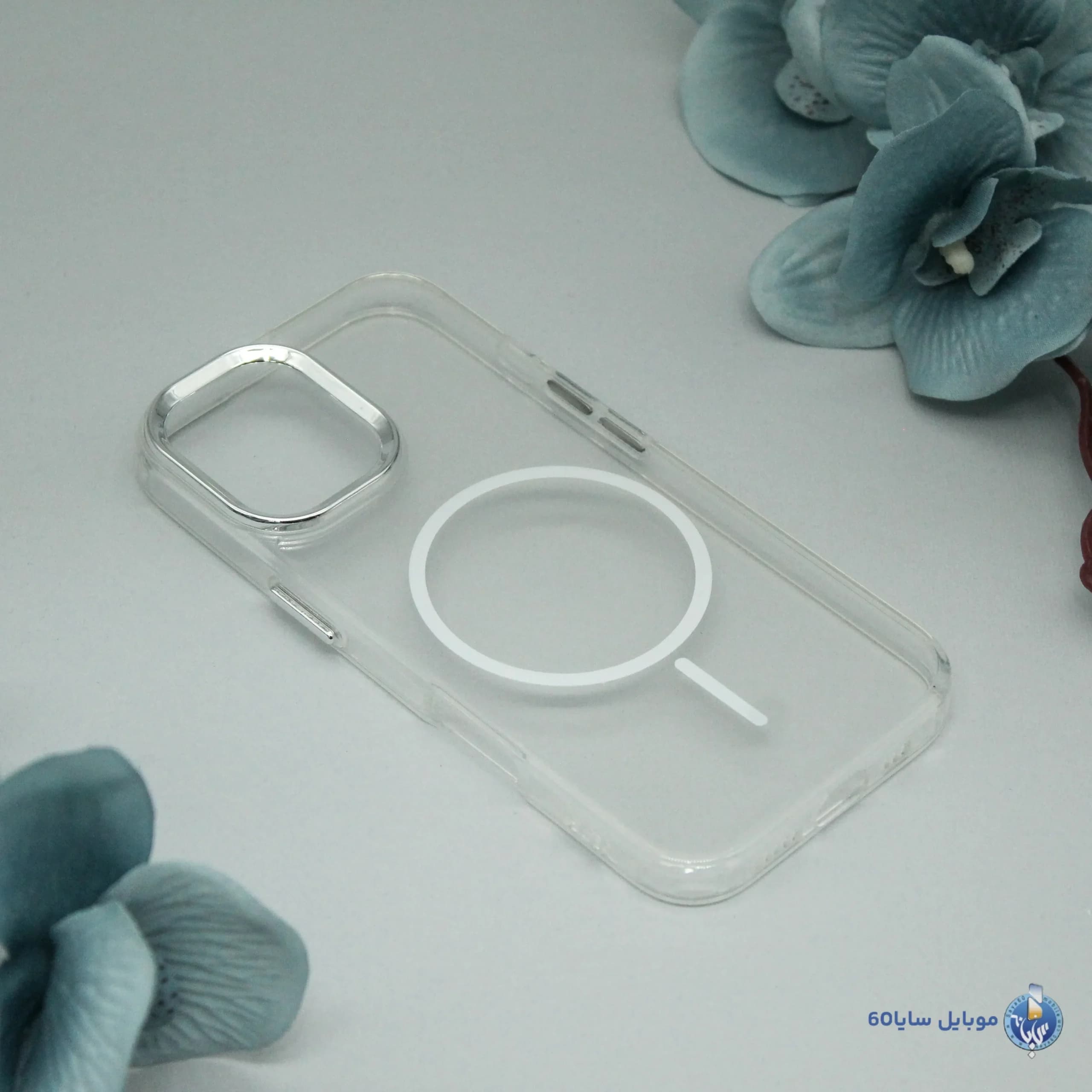 قاب موبایل iphone 17 اپل مدل شفاف ژله ای طرح مگسیف — تصویر ۳