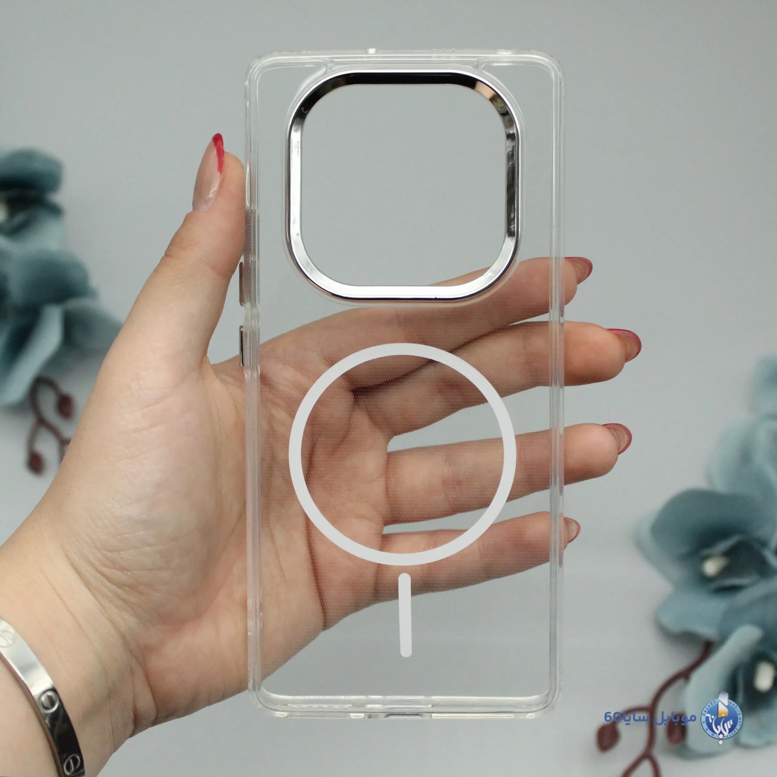 قاب موبایل Note 14 Pro 4g شیائومی مدل شفاف ژله ای طرح مگسیف — تصویر ۲