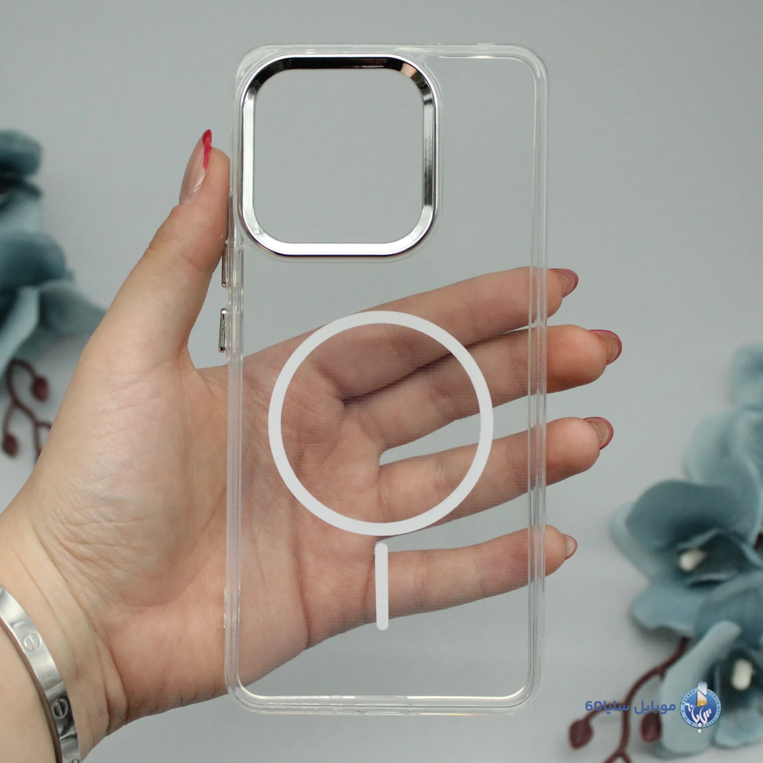 قاب موبایل Note 13 4g شیائومی مدل شفاف ژله ای طرح مگسیف