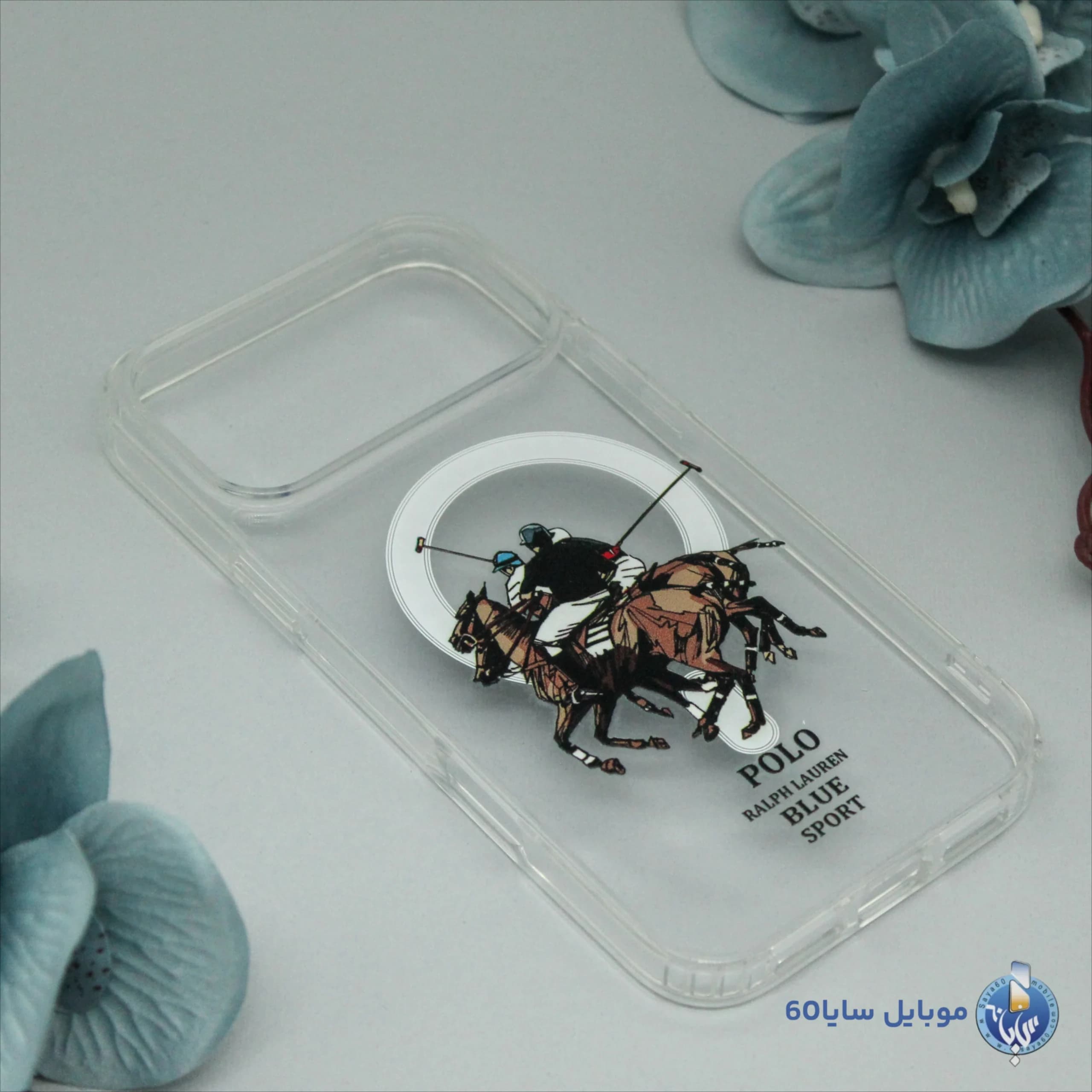 قاب موبایل iphone 17 Pro max مدل POLO شفاف مگسیف کد 0117 — تصویر ۳