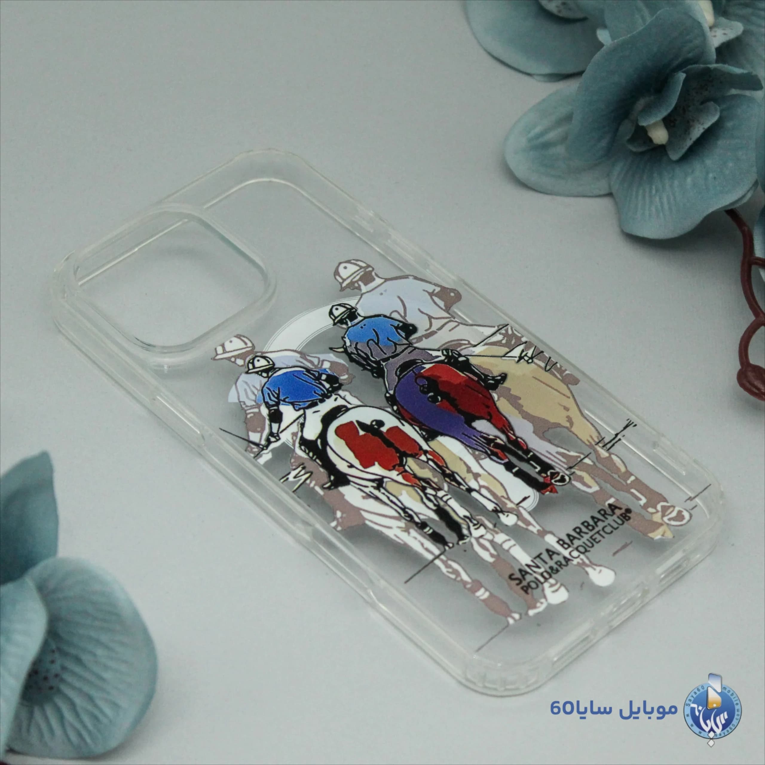 قاب موبایل iphone 16 Pro max مدل POLO شفاف مگسیف کد 0109 — تصویر ۳