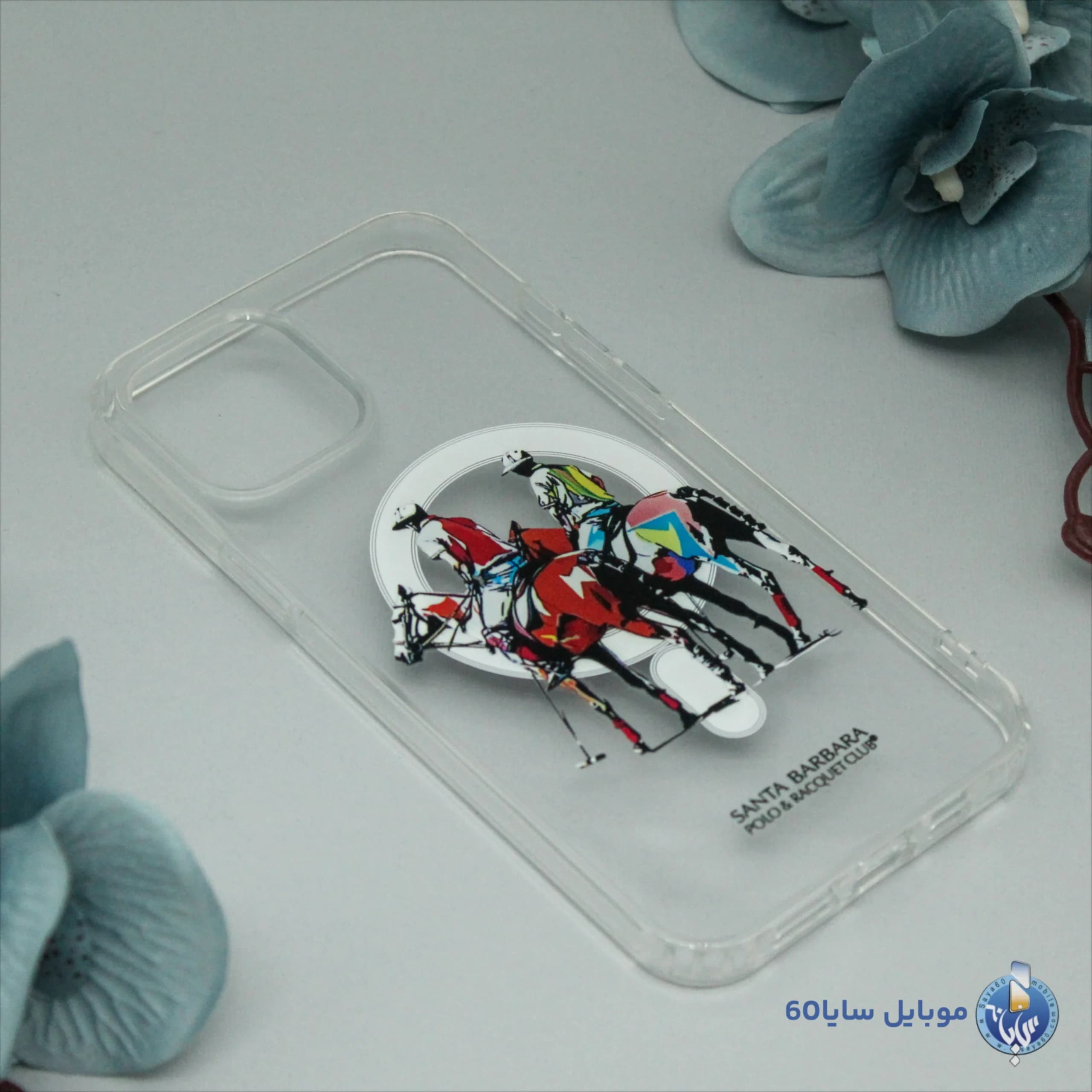 قاب موبایل iphone 13 مدل POLO شفاف مگسیف کد 0100 — تصویر ۳