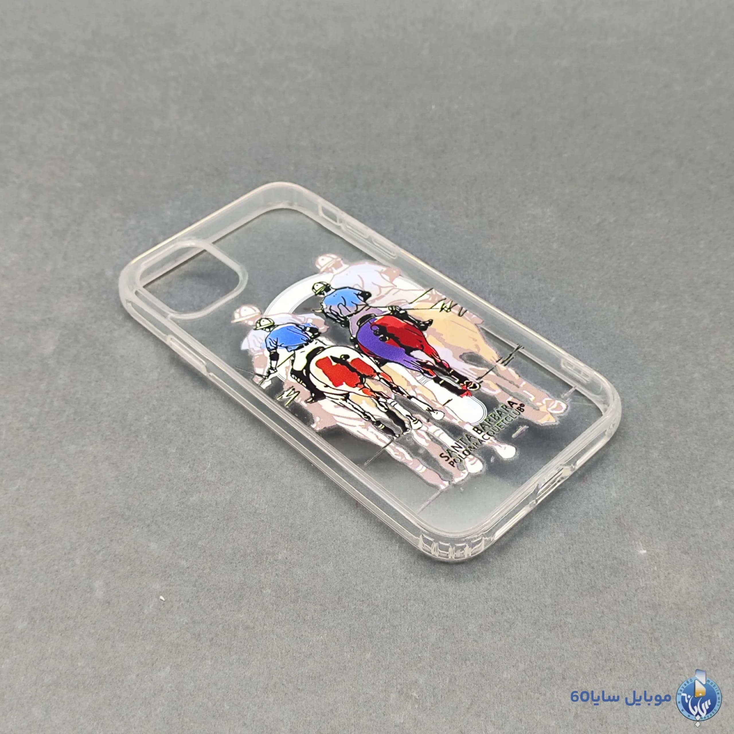 قاب موبایل iphone 12 Pro max مدل POLO شفاف مگسیف کد 096 — تصویر ۳