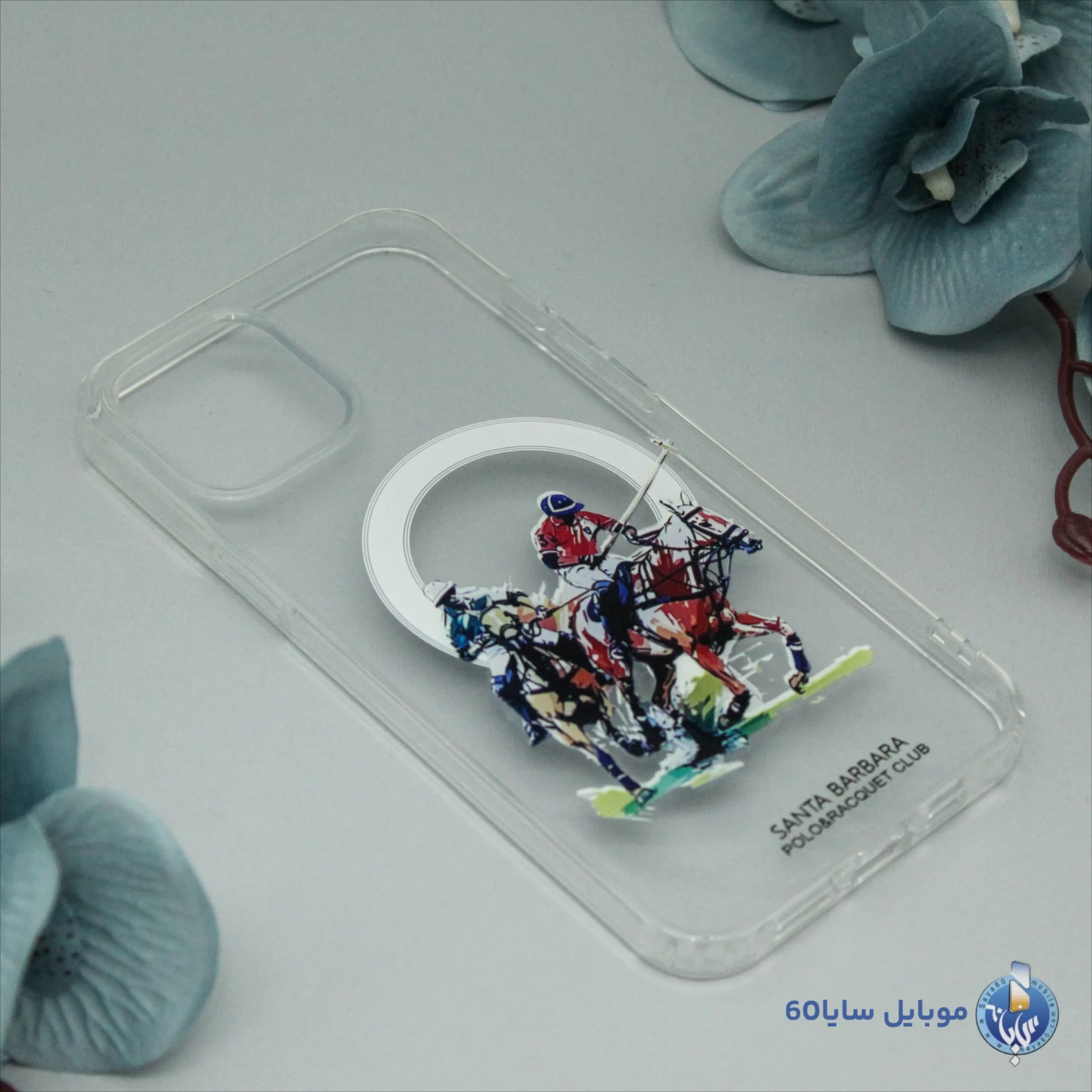 قاب موبایل iphone 12 Pro max مدل POLO شفاف مگسیف کد 093 — تصویر ۳