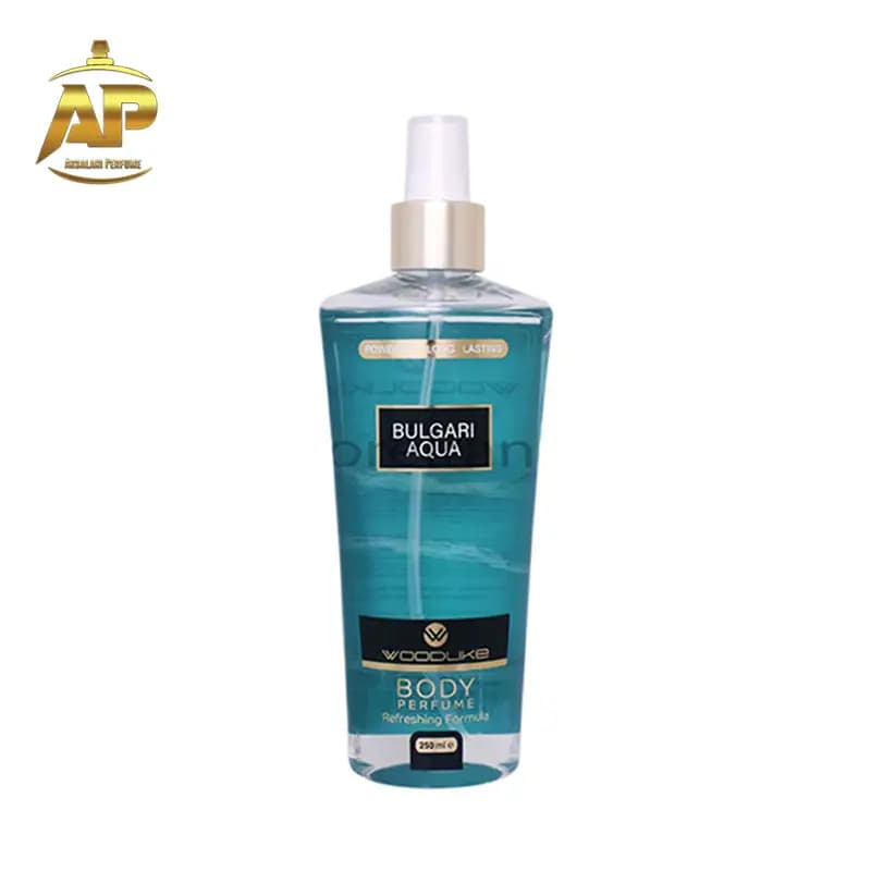 بادی اسپلش مردانه وودلایک مدل آکوا بولگاری Woodlike Aqva Bvlgari