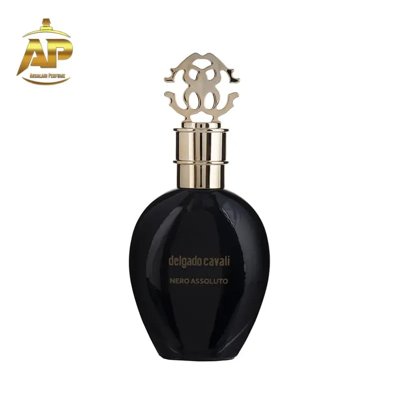 عطر جیبی زنانه دلگادو مدل Delgado Cavalli Nero Assoluto