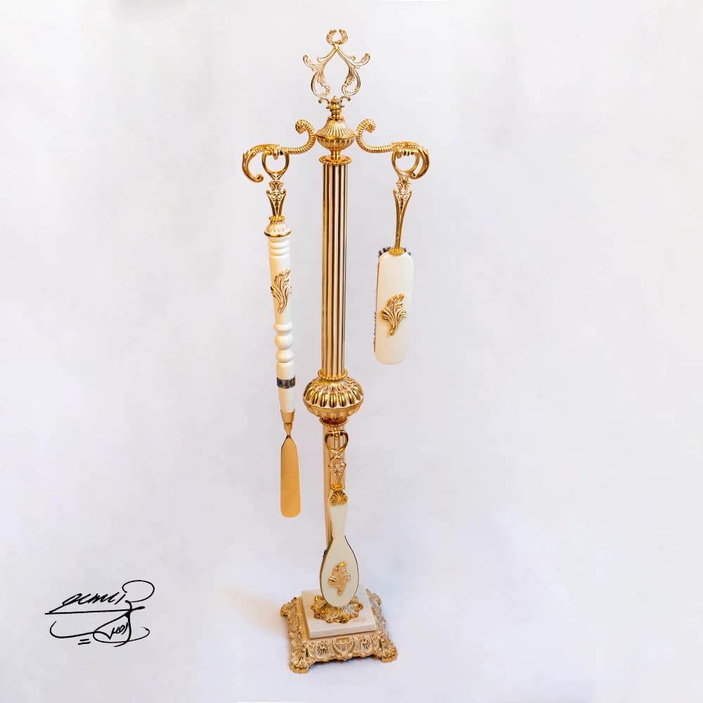 سرویس کفش و لباس برنزی سلطنتی کد 2401 — تصویر ۲