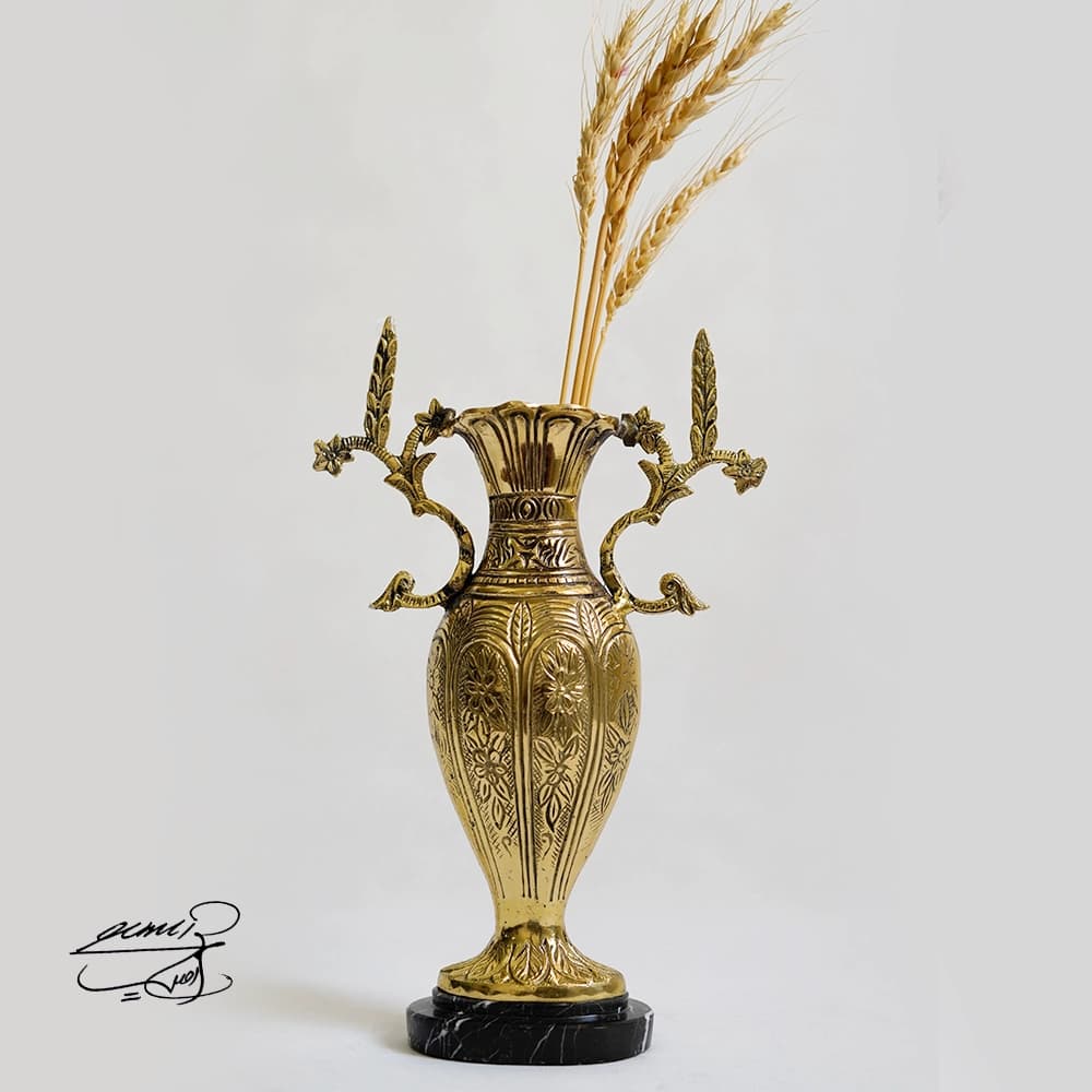 گلدان رومیزی برنزی 0350