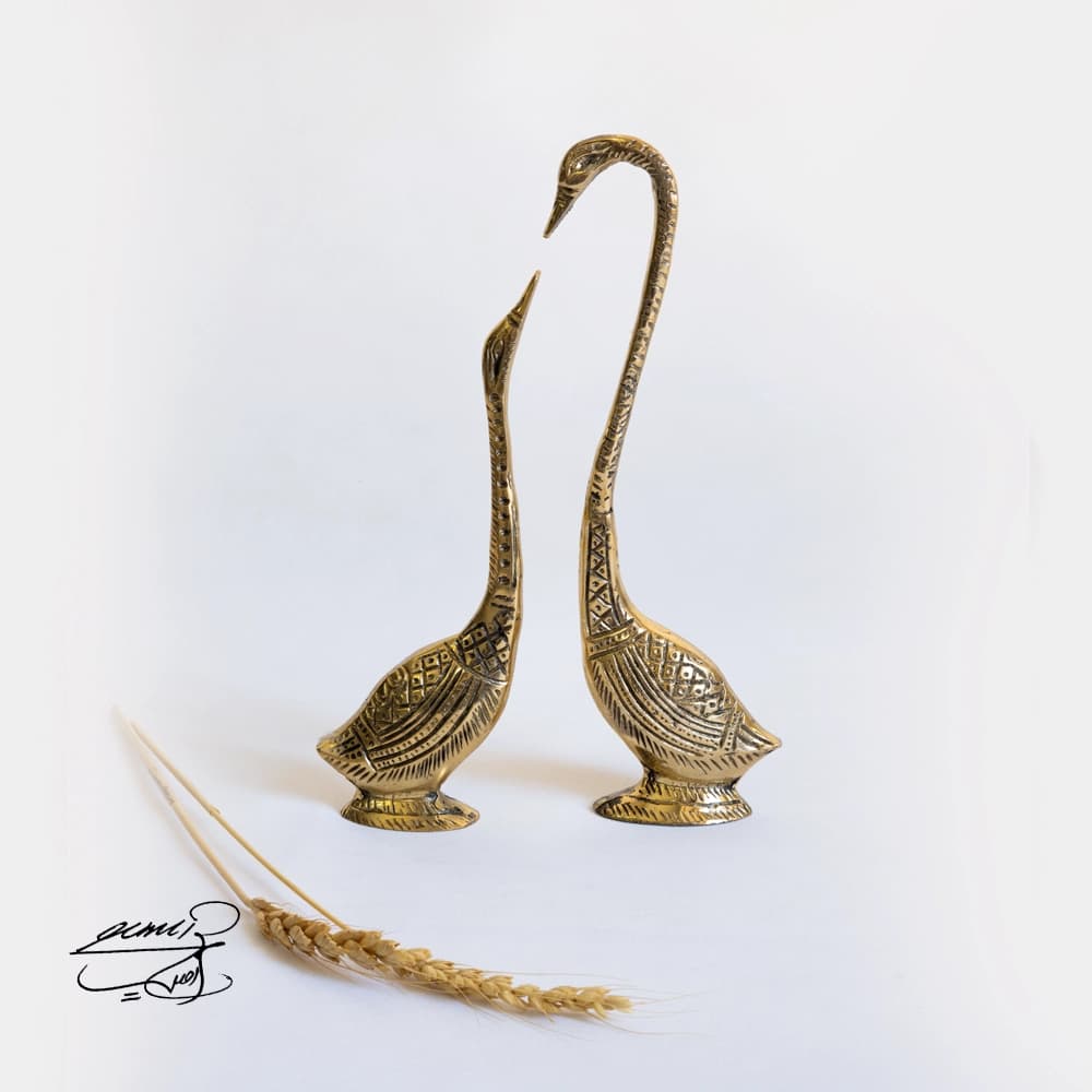 مجسمه برنزی درنا کد 0214