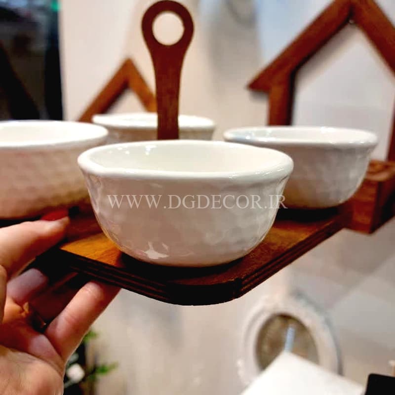 اردو چهارخانه دسته دار چوب سرامیک — تصویر ۴