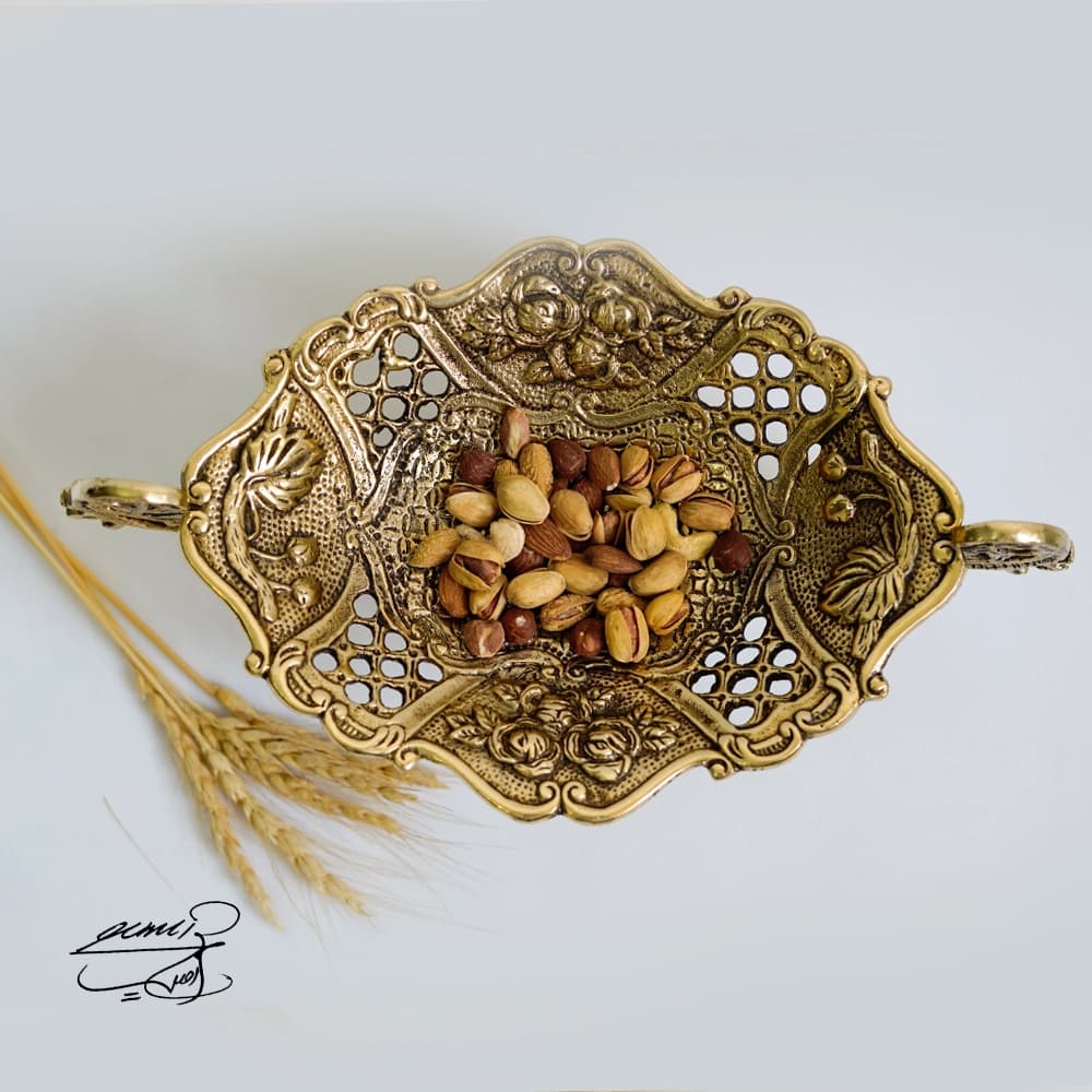 آجیل خوری برنزی کد 0808