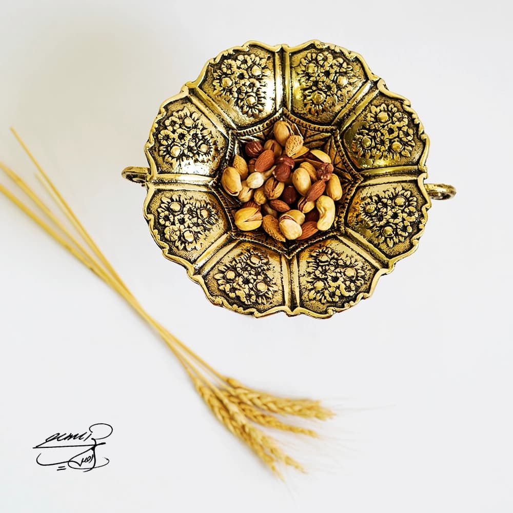 میوه خوری برنزی کد 0805 — تصویر ۳