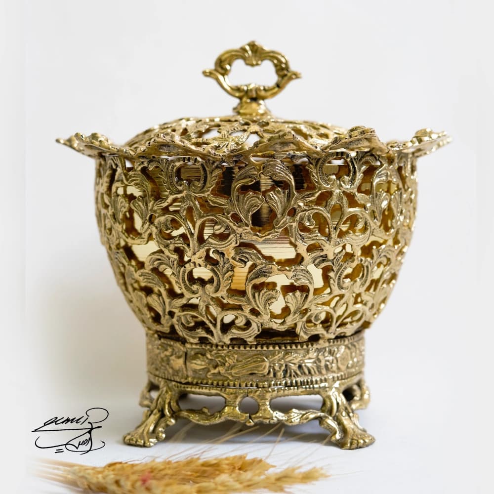 آجیل خوری برنزی کد 0602