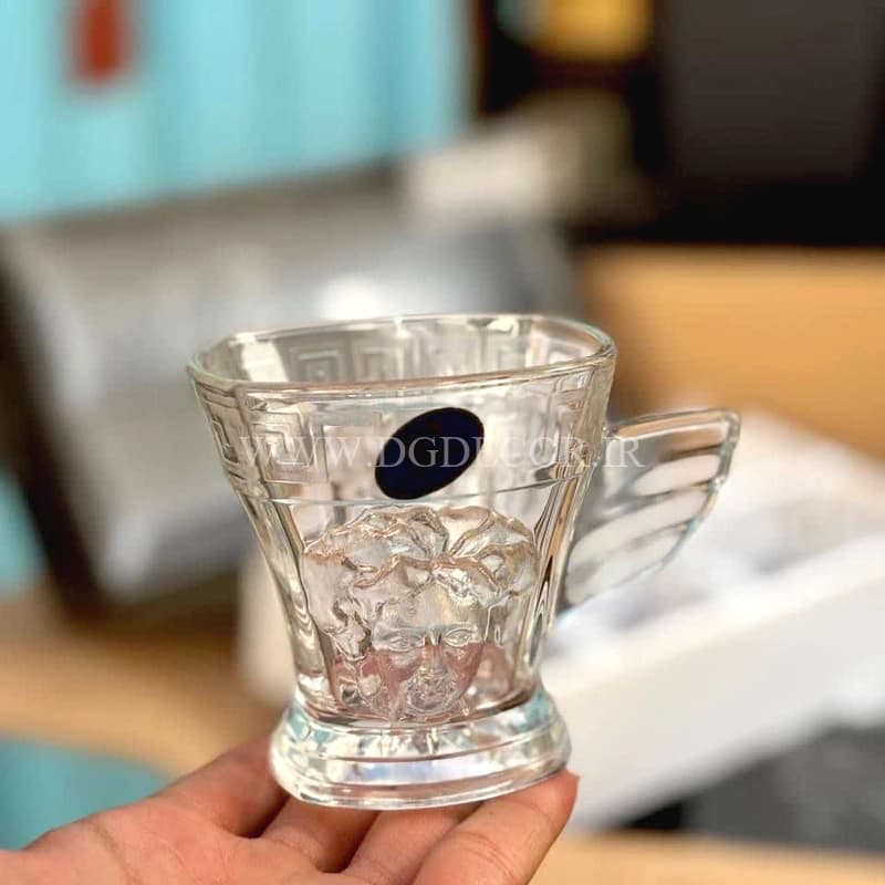 فنجان چای خوری شش عددی برجسته ورساچه وارداتی EMPRESS — تصویر ۲