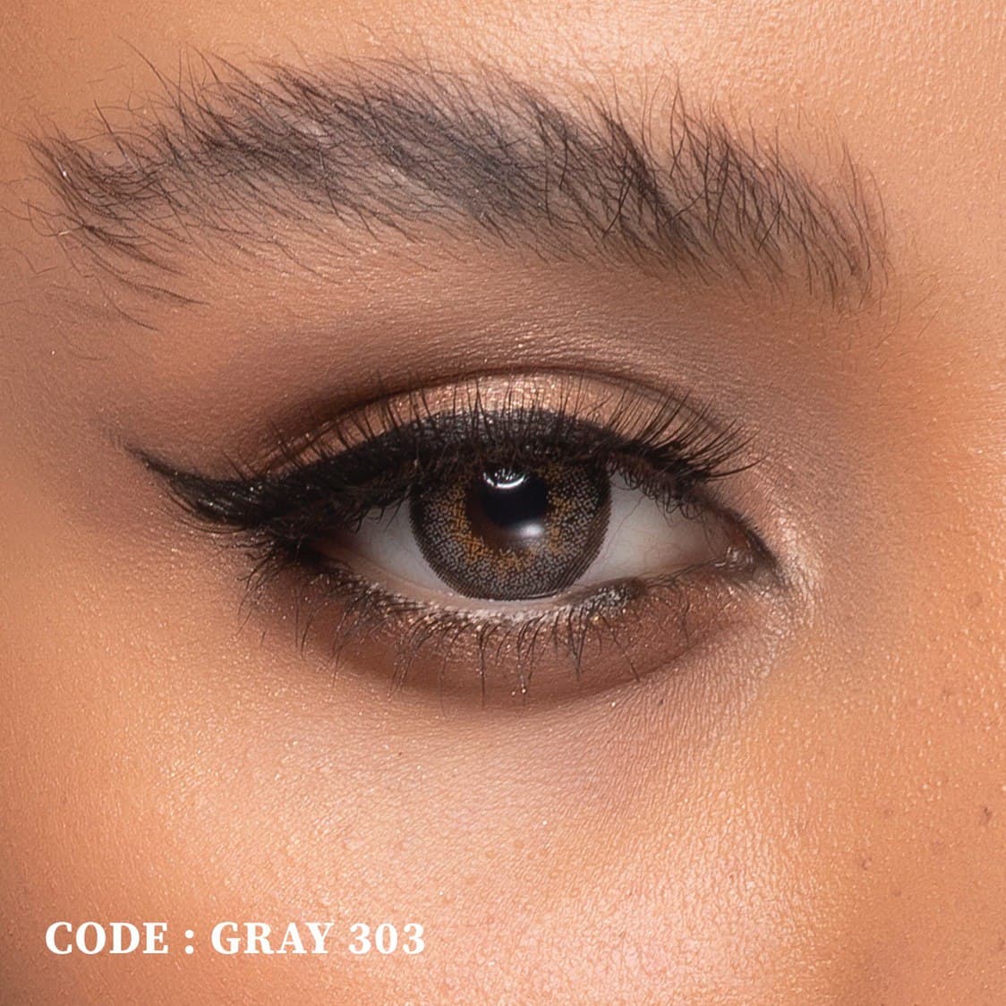 لنز رنگی رینبو کد طوسی Gray 303