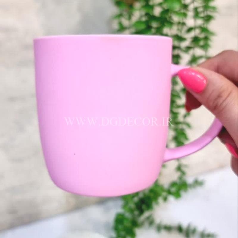 لیوان سرامیکی رنگی وارداتی در رنگ بندی متنوع — تصویر ۵