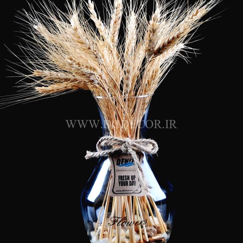 گلدان شیشه ای طرح ایکیا سایز بزرگ