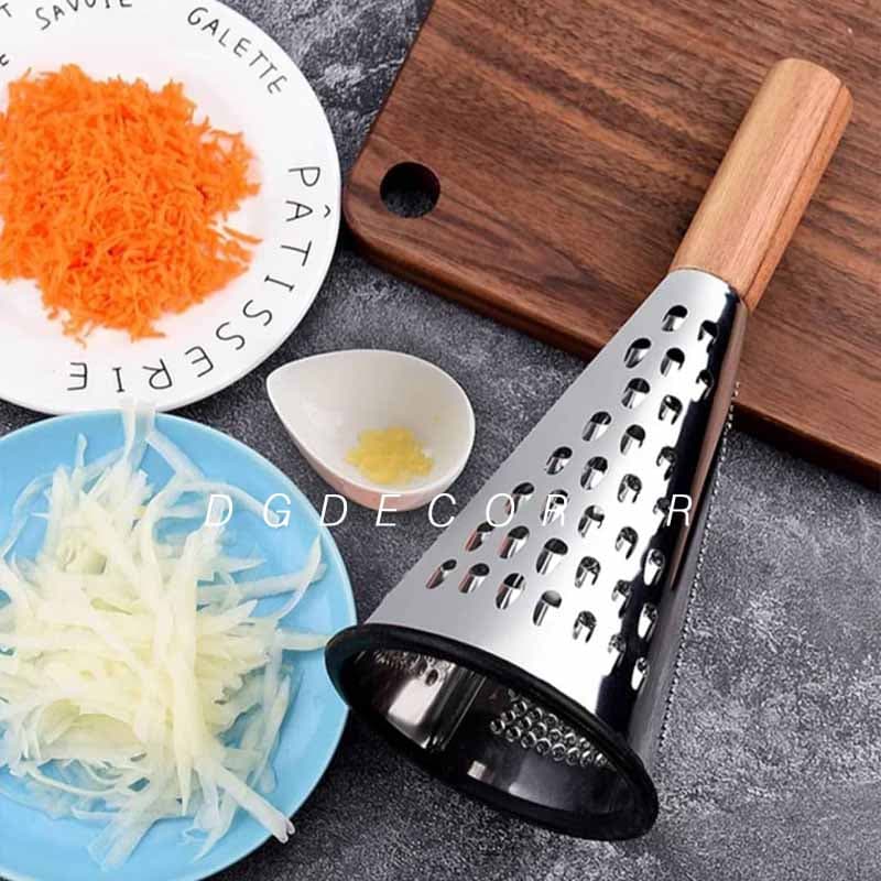 رنده استیل دسته چوبی بزرگ