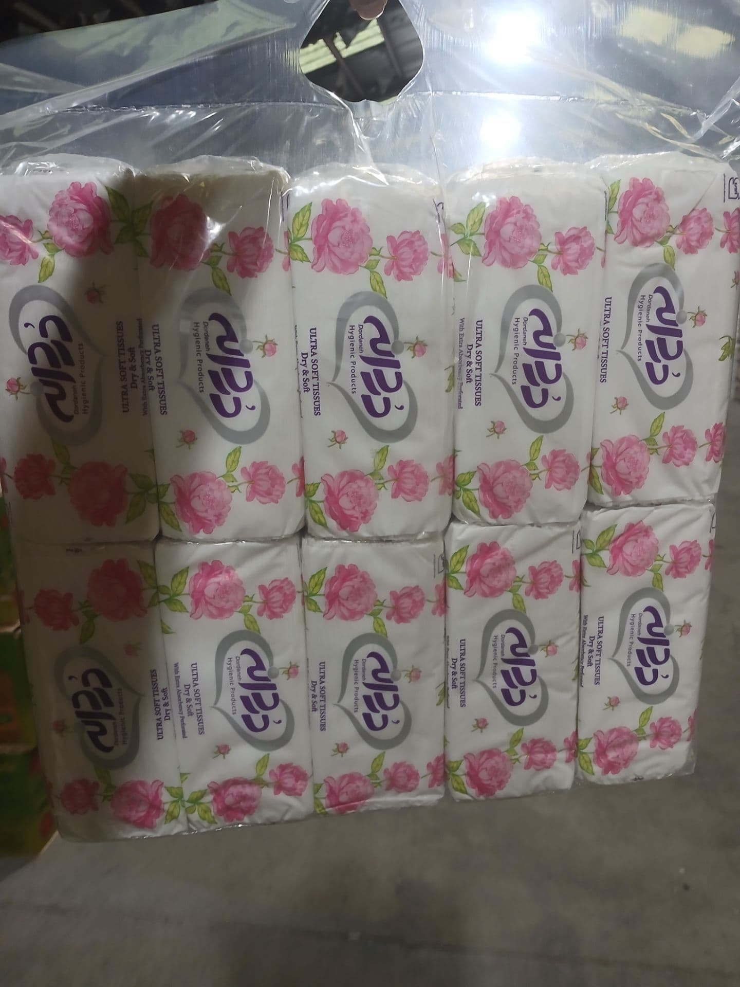 دستمال اقتصادی ۱۰ عددی دردانه