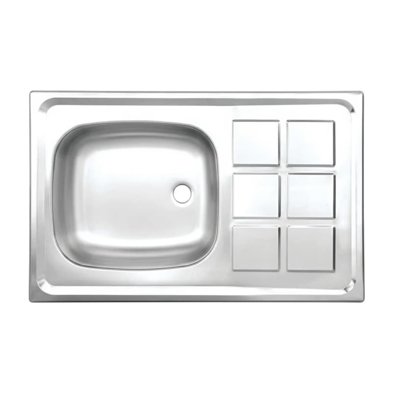 سینک روکار اخوان سایز 50*80 تک لگن