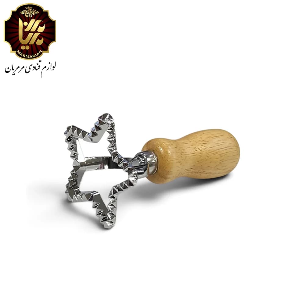 کاتر بیسکویت راویولی دسته چوبی — تصویر ۴