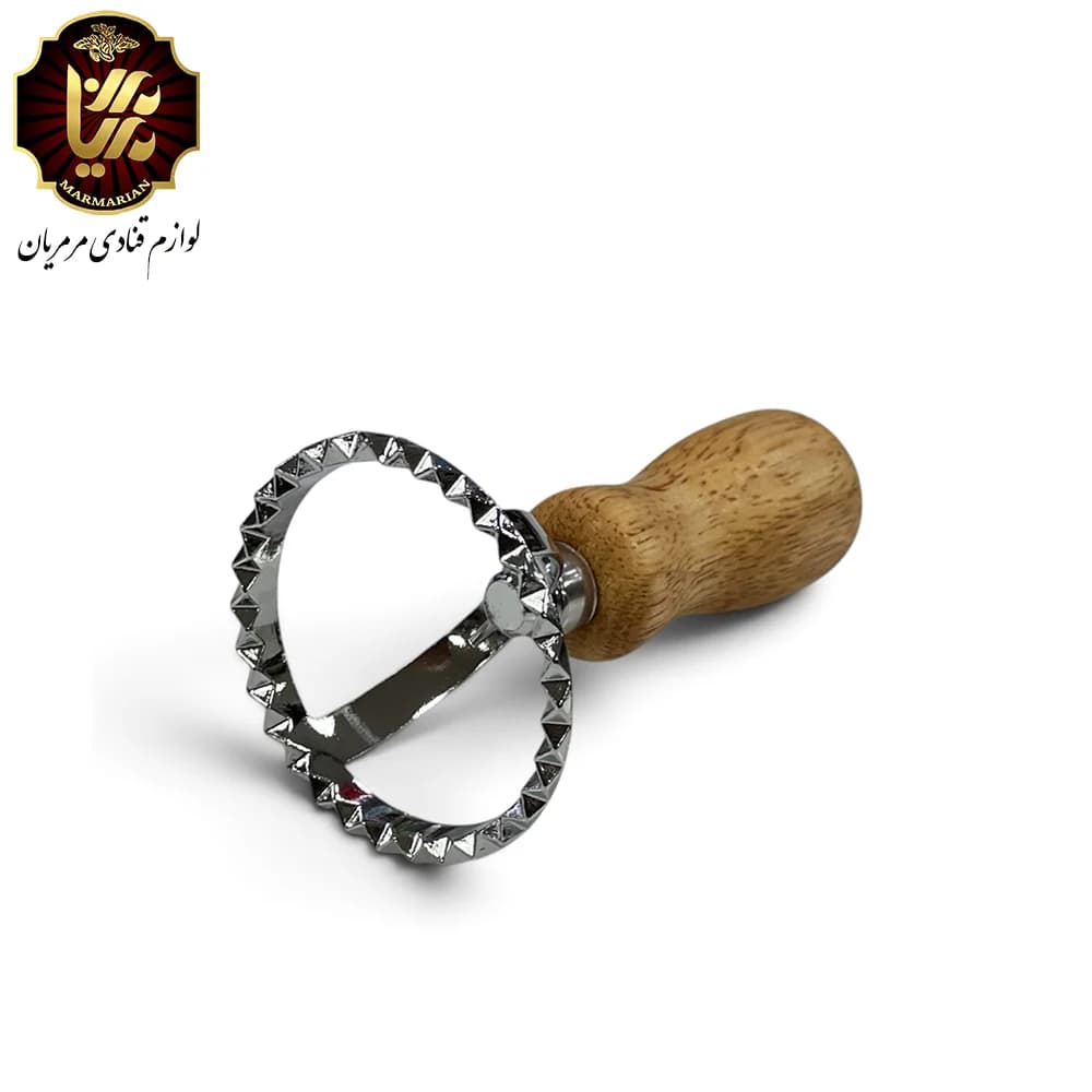 کاتر بیسکویت راویولی دسته چوبی — تصویر ۶
