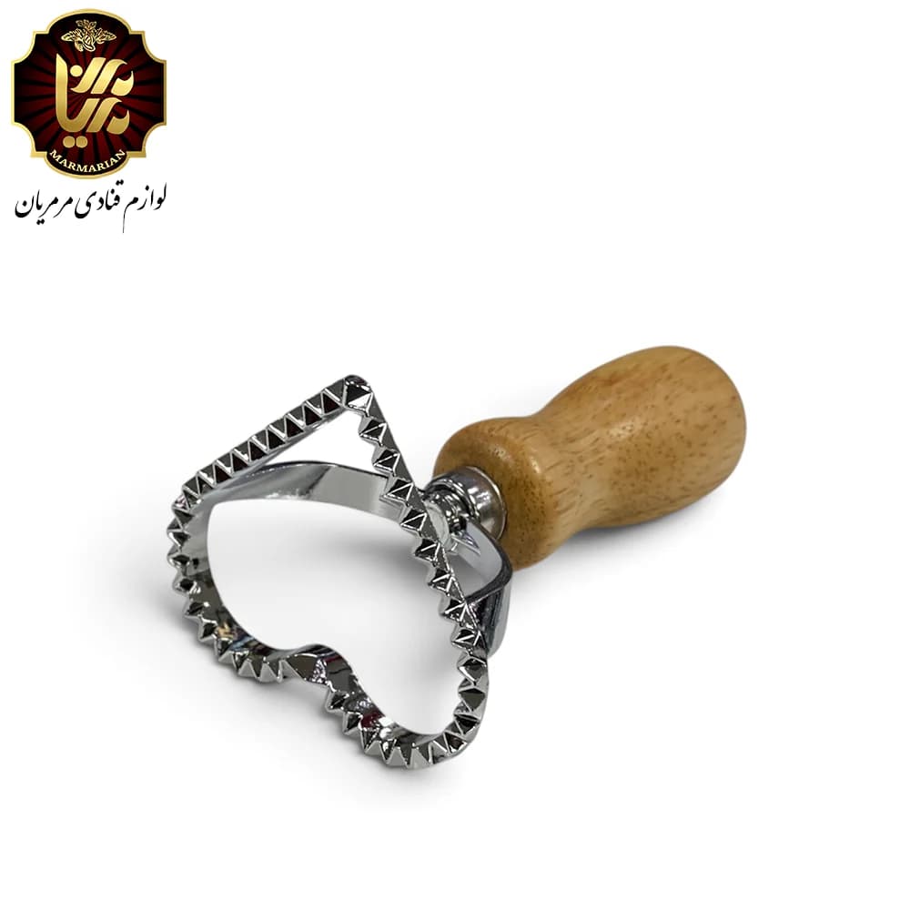 کاتر بیسکویت راویولی دسته چوبی — تصویر ۲