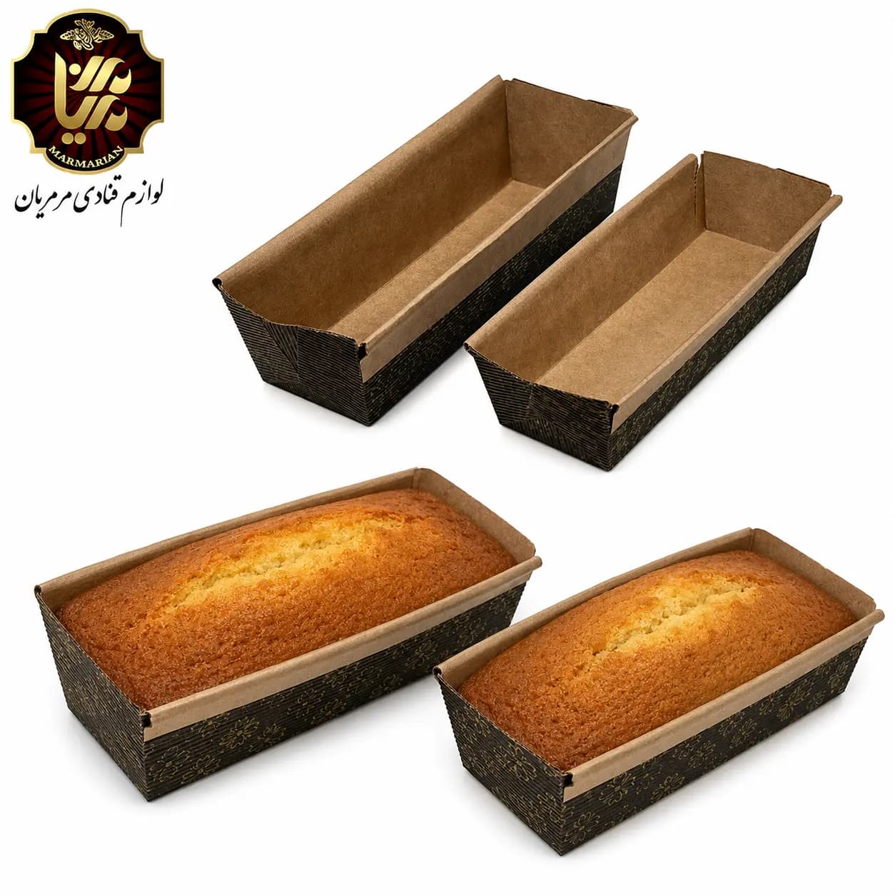 قالب کاغذی یکبار مصرف کیک صبحانه — تصویر ۲