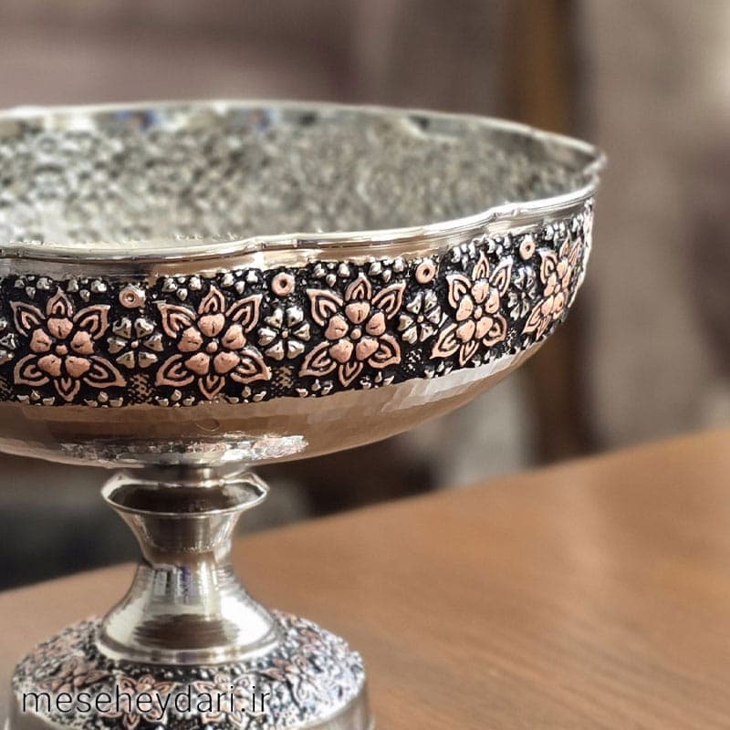 آجیل خوری کروم تراش فاخر ( ساخت زنجان ) — تصویر ۲
