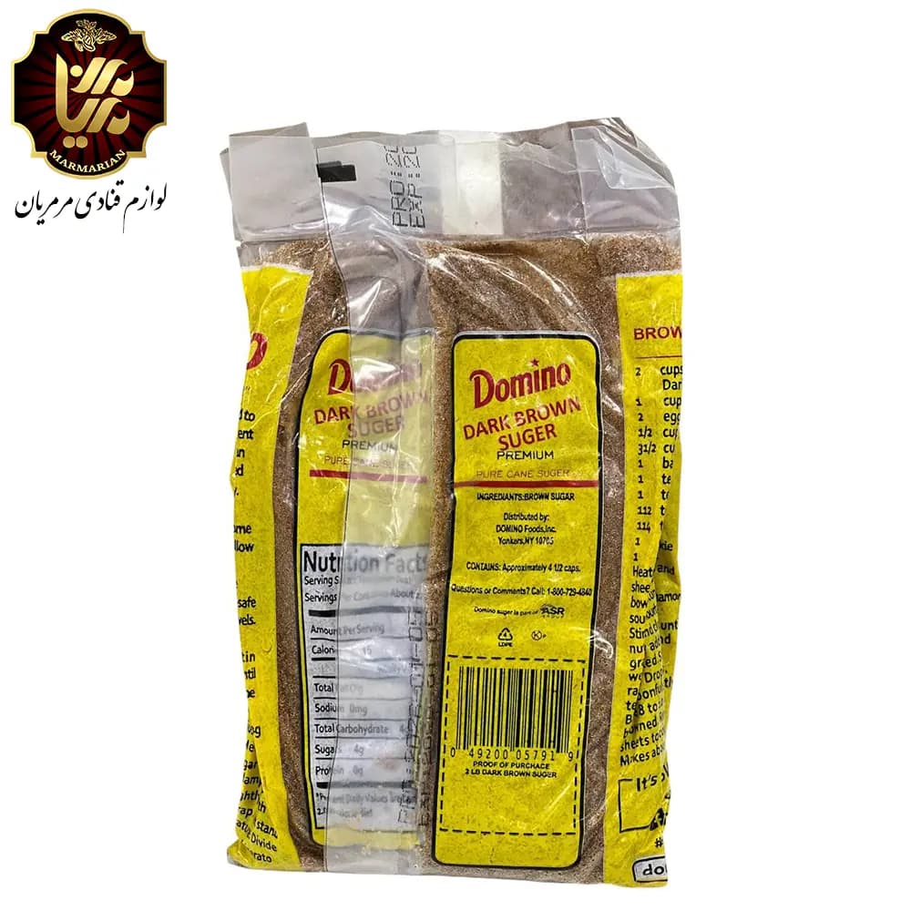 شکر قهوه ای دومینو ۵۰۰ گرمی مرطوب — تصویر ۲