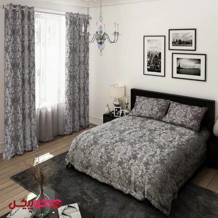 روتختی دونفره داماس نقره BD1705