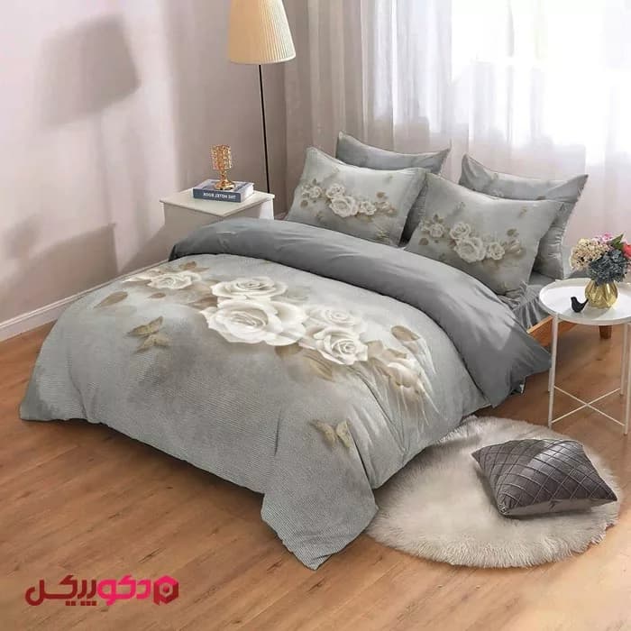 روتختی دونفره گلدار رزالین MD182