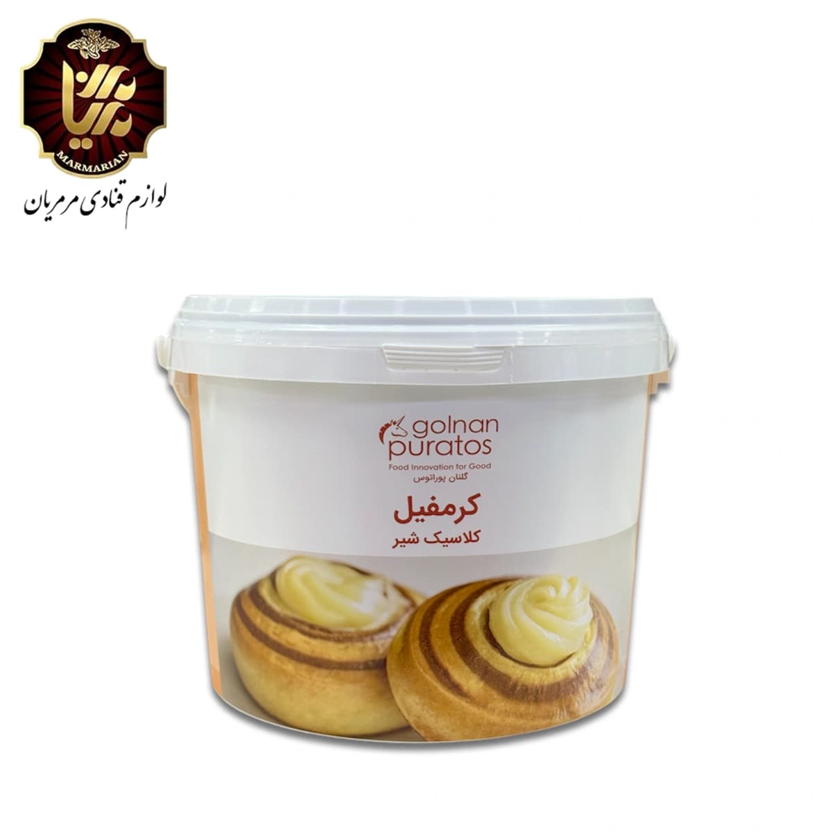 کرمفیل شیر گلنان پوراتوس سطل 6 کیلویی