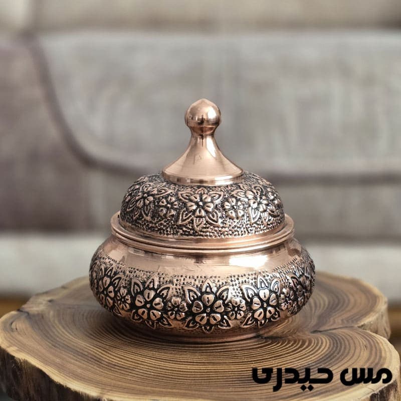 قندان مسی مدل رز آرشیدا ( بدون پایه )