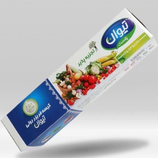 پلاستیک فریزر جعبه ای تیوان 200 برگ