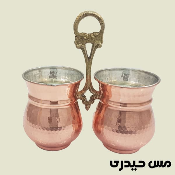 جا قاشقی مسی چکشی مدل رسا ساخت زنجان — تصویر ۲